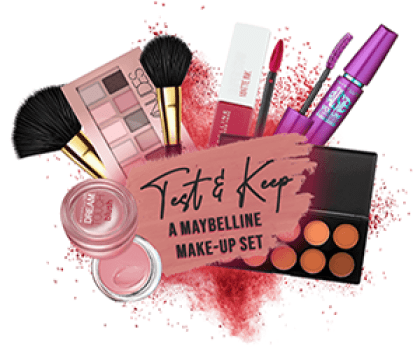 test and keep maybelline kit