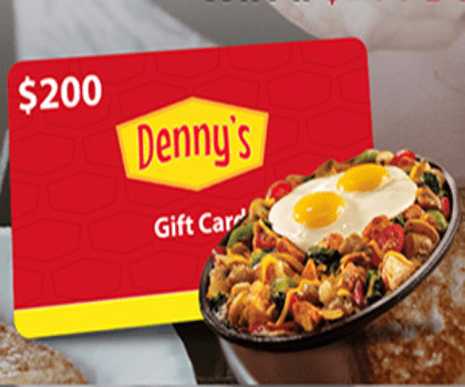 Win Denny's Gift Card