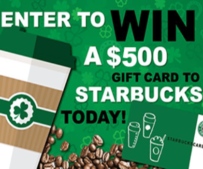 Win Starbucks Gift Card