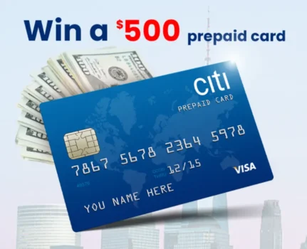 Win Citi Pre-paid Card