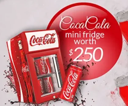 Win a Coca-Cola Fridge