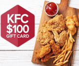Win $100 KFC
