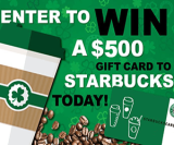 Win $500 Starbucks